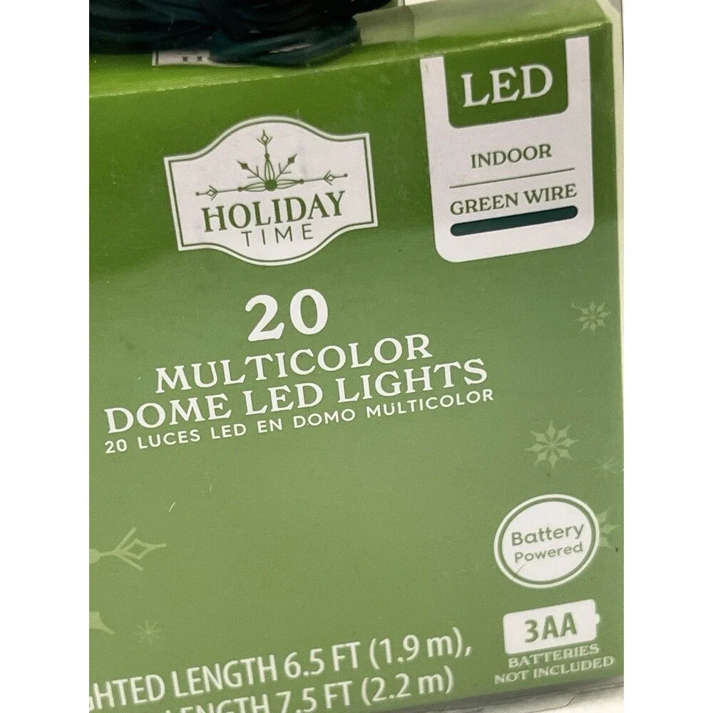 Holiday Time strands lights